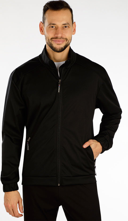 Pánská softshellová bunda LITEX černá Barva: černá, Velikost: XXL