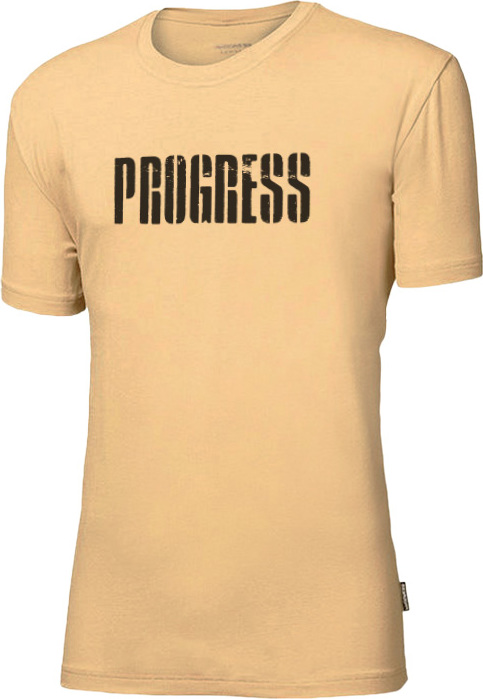 Pánské bambusové triko PROGRESS Barbar Army hnědé Velikost: L