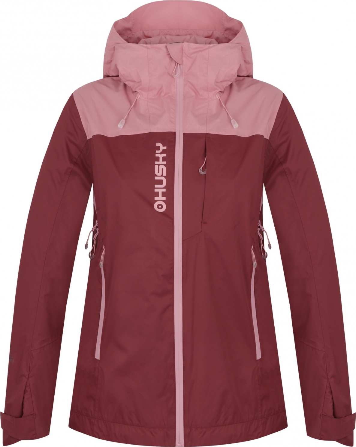 Dámská hardshellová bunda HUSKY Nickin L růžová Velikost: M