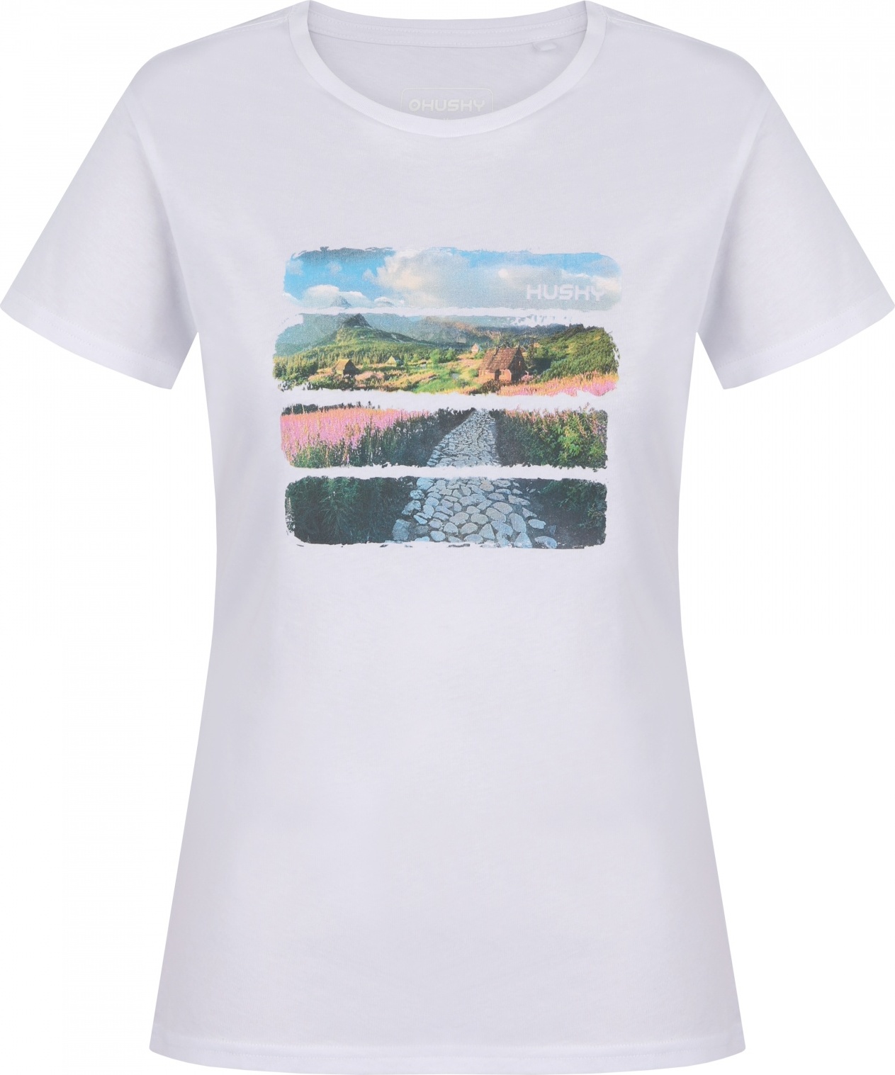 Dámské bavlněné triko HUSKY Tee Flo L bílé Velikost: M