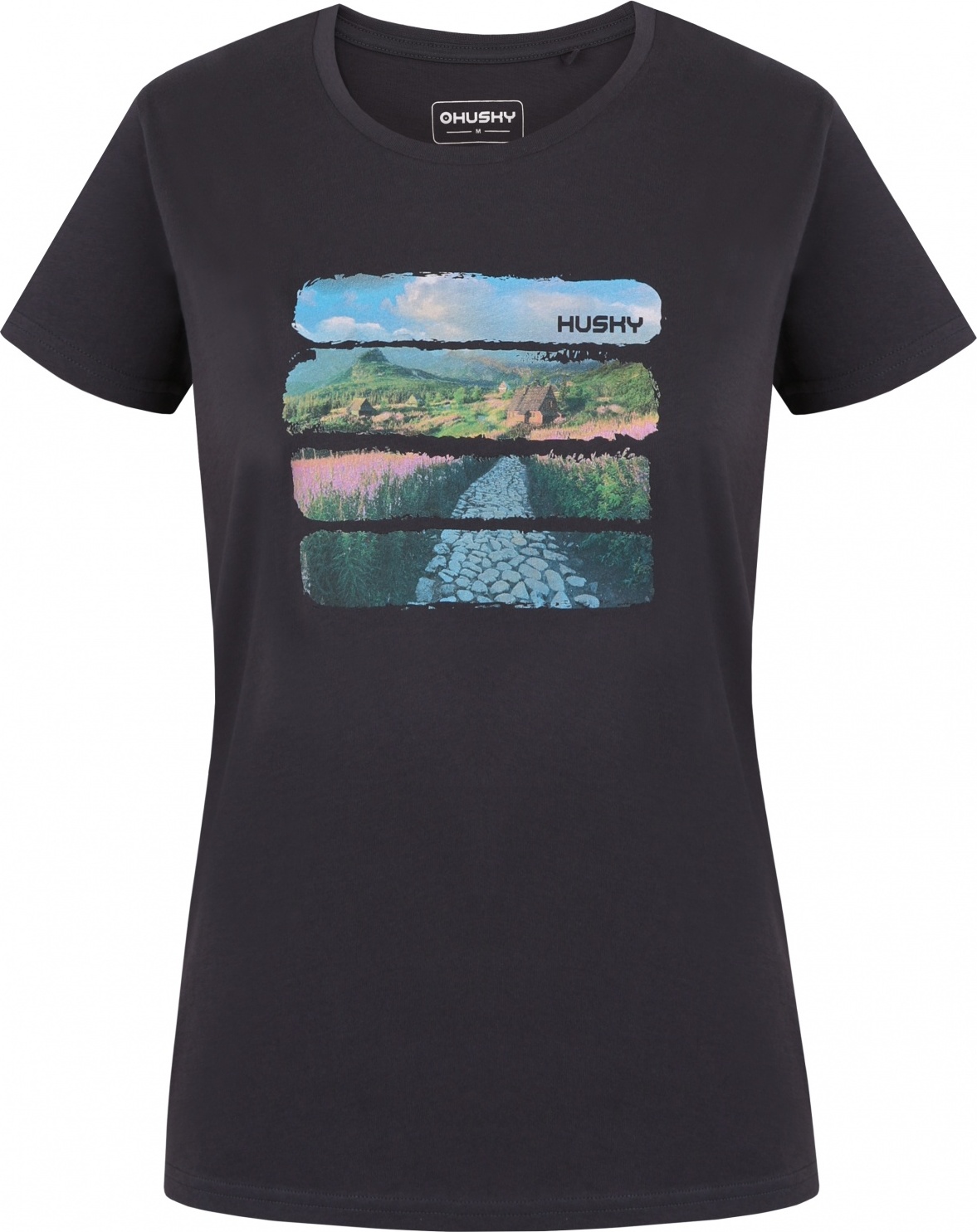 Dámské bavlněné triko HUSKY Tee Flo L šedé Velikost: S