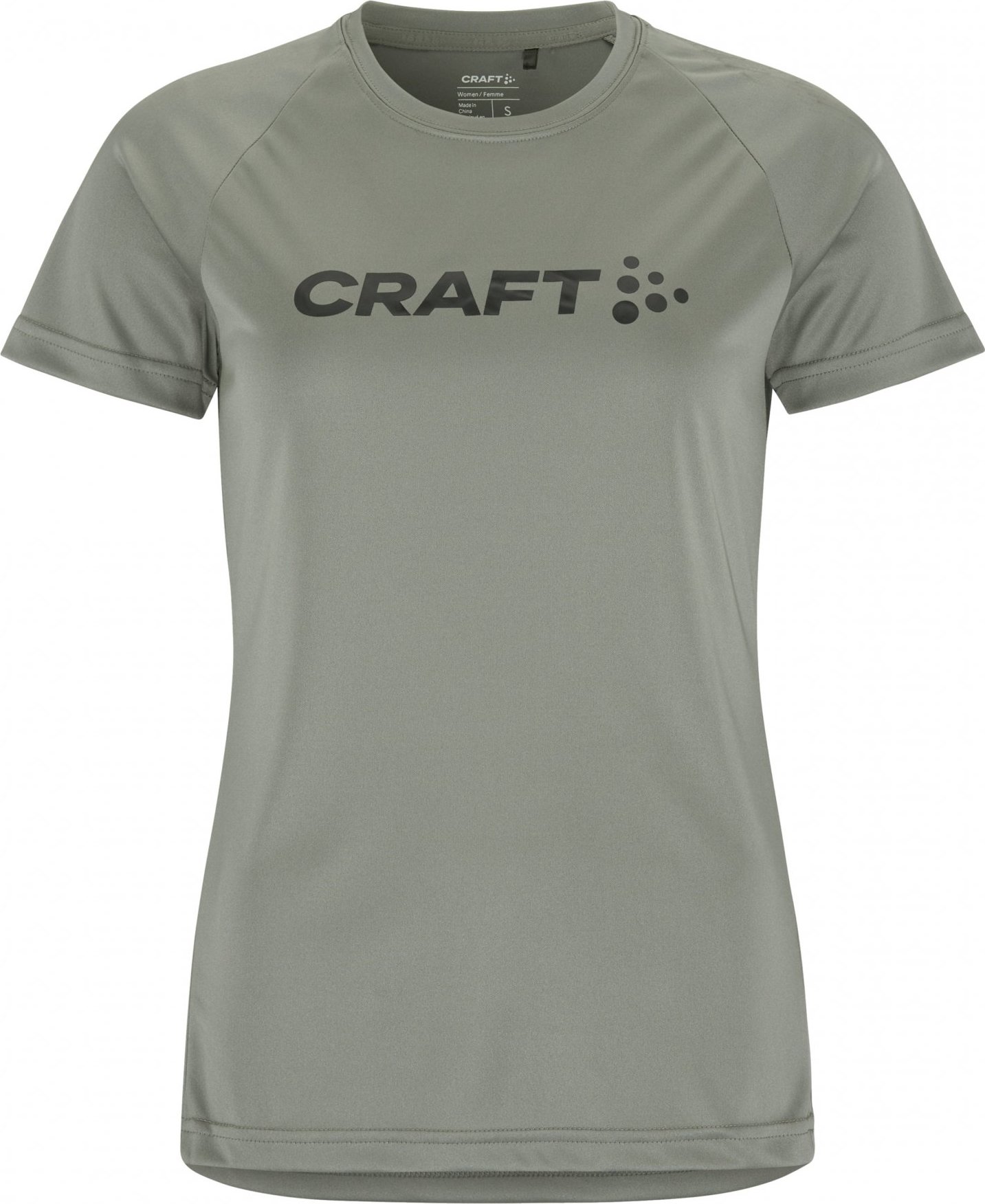 Dámské funkční triko CRAFT CORE Essence Logo - zelená Velikost: M