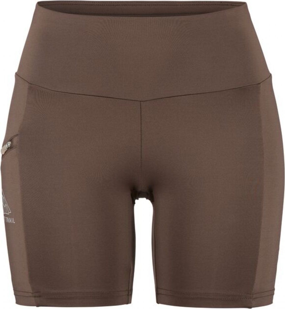 Dámské elastické funkční kraťasy CRAFT PRO Trail Short Tights 2 - hnědá Velikost: S