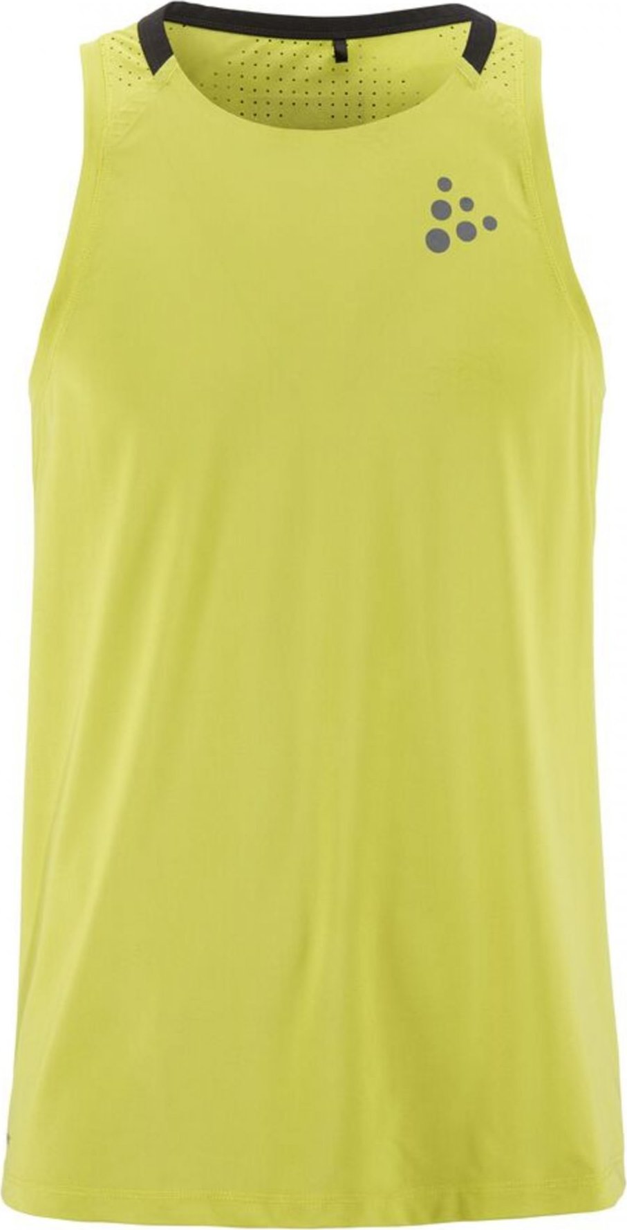 Pánský běžecký nátělník CRAFT PRO Hypervent 2 - zelená Velikost: M