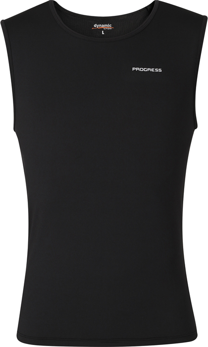 Pánský funkční nátělník PROGRESS DC NSC bez rukávu - černá Velikost: XL