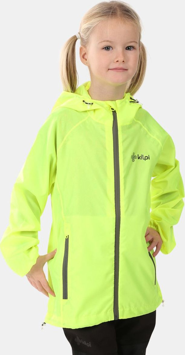 Dětská nepromokavá bunda KILPI Jaluu žlutá Velikost: 152