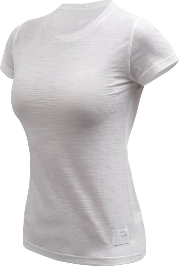 Dámské merino triko SENSOR Cordura bílé Barva: Bílá, Velikost: L