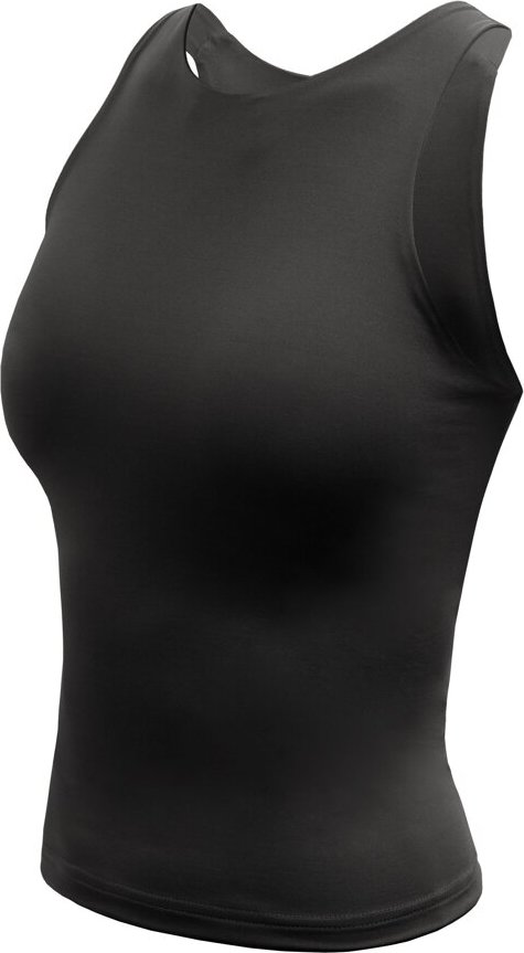 Dámský funkční crop top SENSOR Infinity Eco černý Barva: černá, Velikost: L