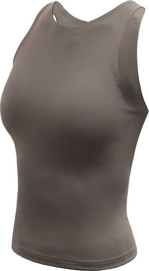 Dámský funkční crop top SENSOR Infinity Eco šedý Barva: šedá, Velikost: S