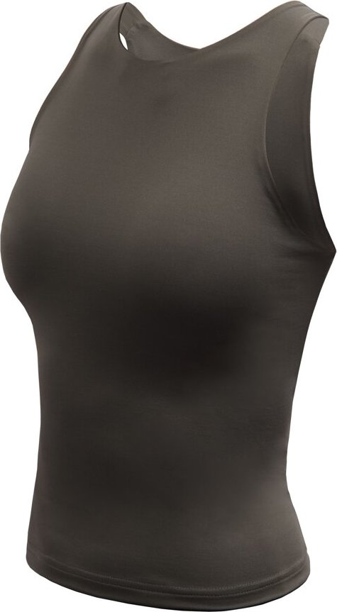Dámský funkční crop top SENSOR Infinity Eco zelený Barva: Zelená, Velikost: L