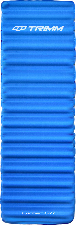Samonafukovací karimatka TRIMM Corner modrá Barva: steel blue, Velikost: 185x56x6 cm