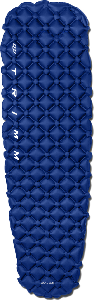 Nafukovací karimatka TRIMM Wake 5.5 modrá Barva: blue, Velikost: 190x56x5,5 cm