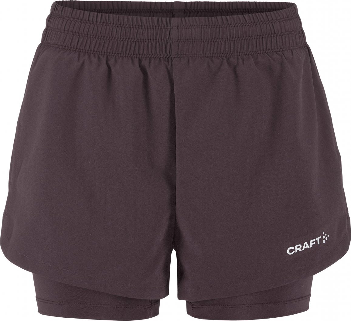 Dámské funkční šortky CRAFT ADV Essence 2-in-1 2 - fialová Velikost: XL