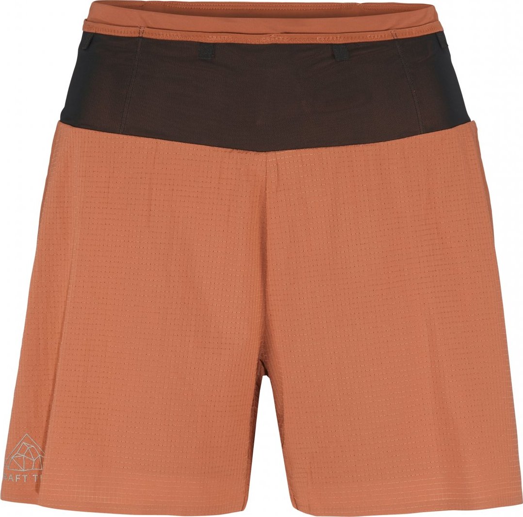 Dámské běžecké šortky CRAFT PRO Trail - červená Velikost: L