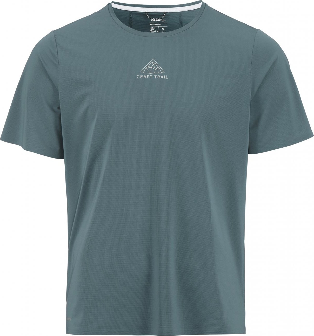 Pánské běžecké triko CRAFT PRO Trail SS 2 - modrá Velikost: S