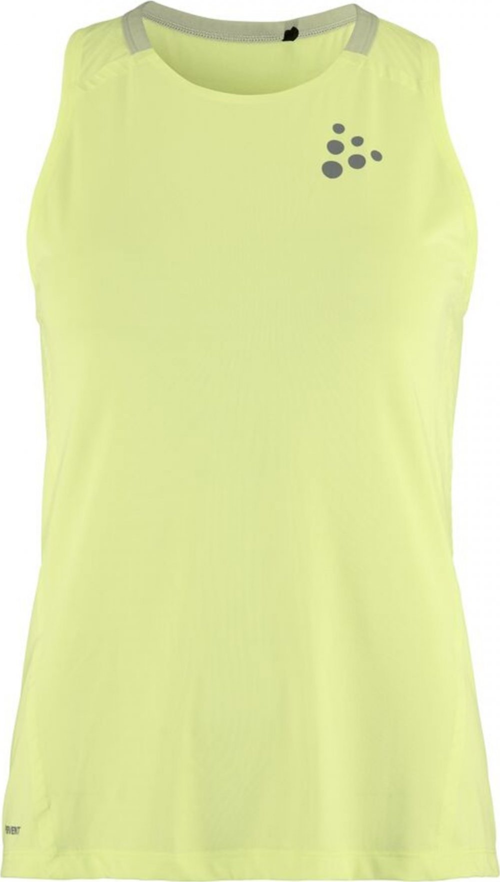 Dámský běžecký nátělník CRAFT PRO Hypervent 2 - zelená Velikost: L