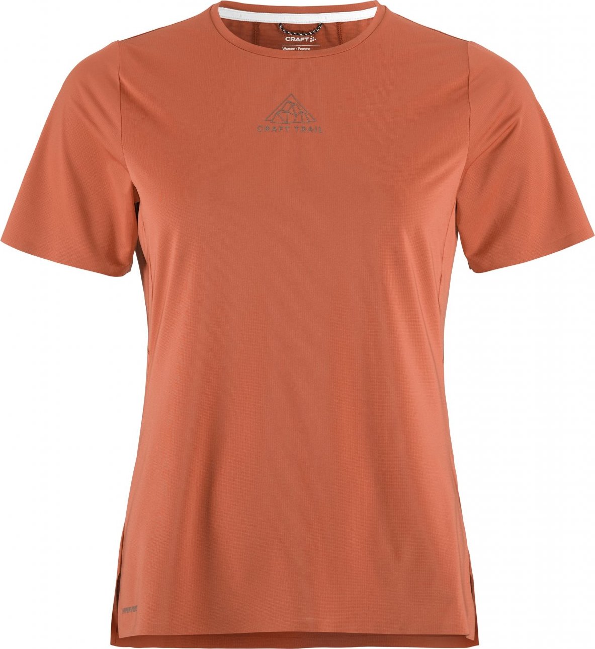 Dámské běžecké triko CRAFT PRO Trail SS 2 - červená Velikost: XL