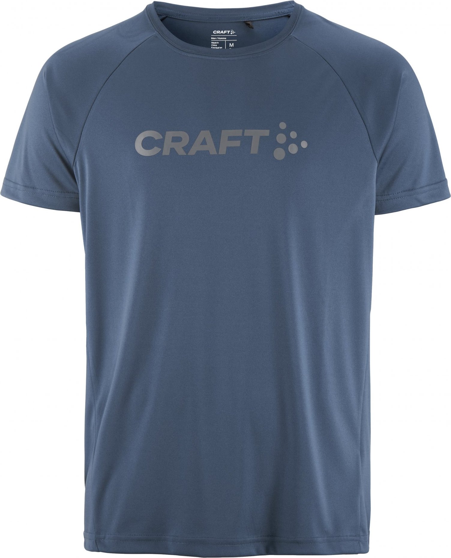 Pánské funkční triko CRAFT CORE Essence Logo - modrá Velikost: 4XL