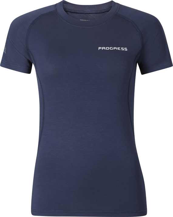 Dámské bambusové triko PROGRESS Nkrz modré Velikost: S