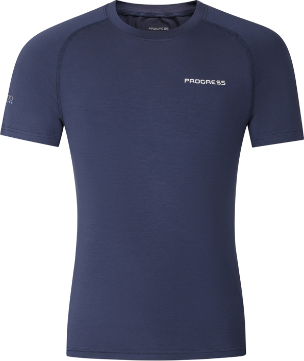 Pánské bambusové triko PROGRESS Nkr modré Velikost: M
