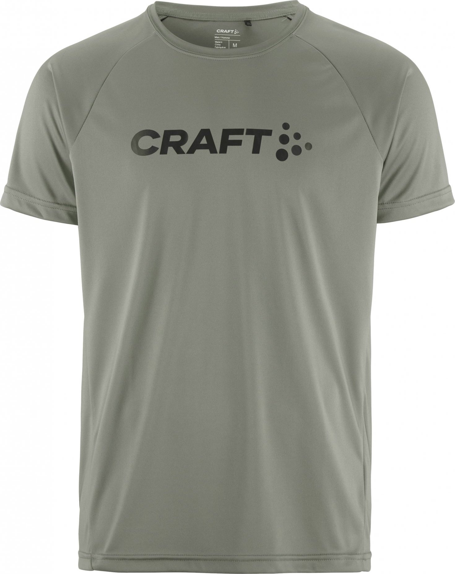 Pánské funkční triko CRAFT CORE Essence Logo - zelená Velikost: 4XL