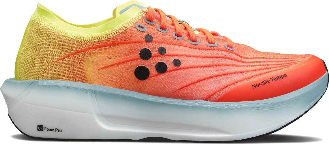 Dámské silniční boty CRAFT Nordlite Tempo - oranžová Velikost: 5,5