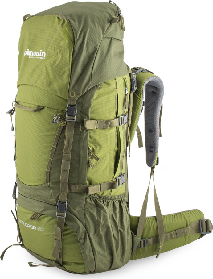 Dvoukomorový batoh PINGUIN Explorer 60  zelený