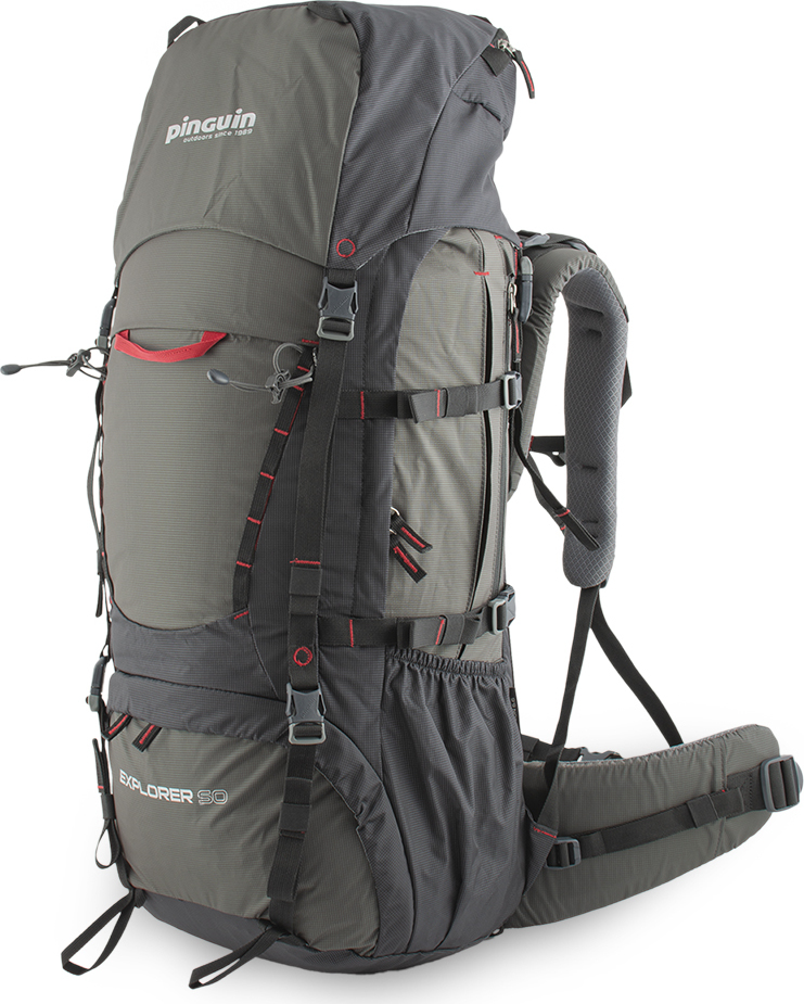 Dvoukomorový batoh PINGUIN Explorer 50 černý