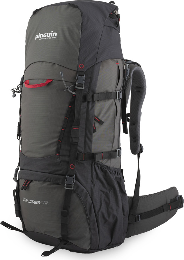 Dvoukomorový batoh PINGUIN Explorer 75 černý