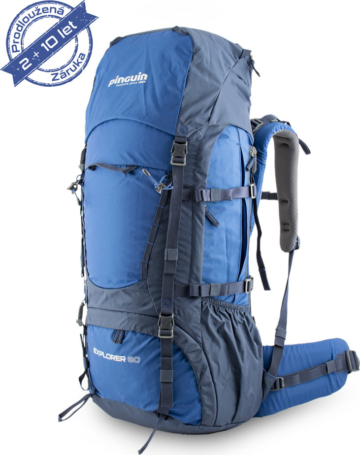 Dvoukomorový batoh PINGUIN Explorer 60 modrý