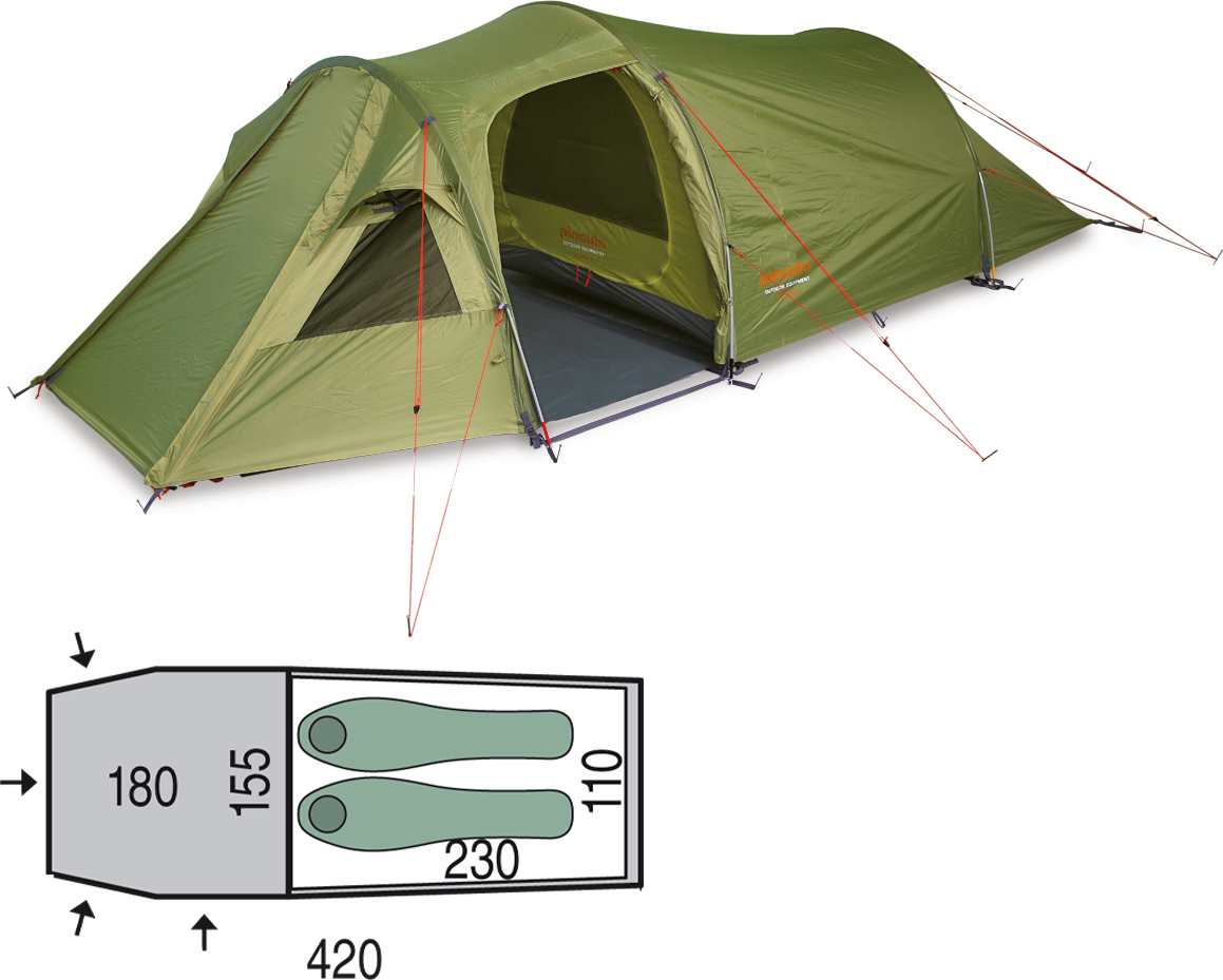 Turistický stan PINGUIN Storm 2