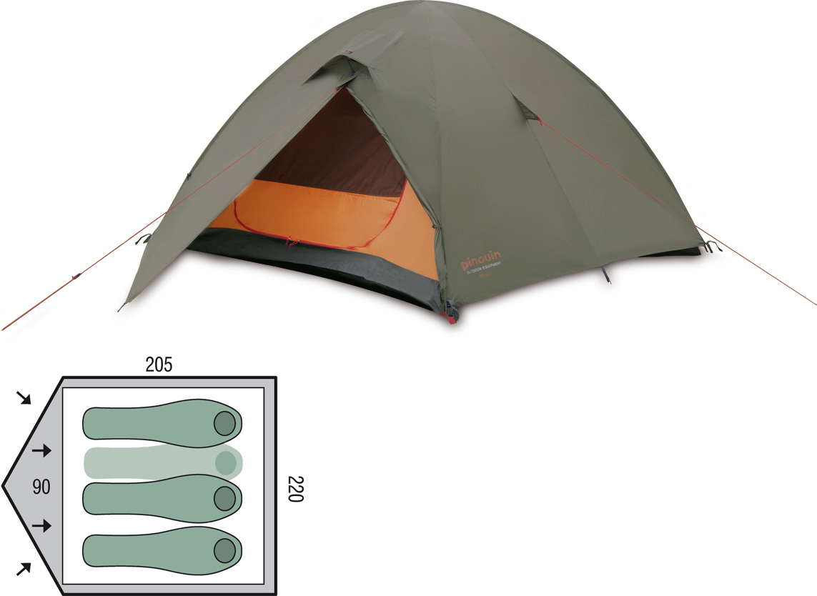 Turistický stan PINGUIN Serac