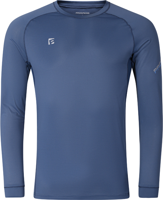 Pánské funkční triko PROGRESS s dlouhým rukávem tm.modrá Velikost: S