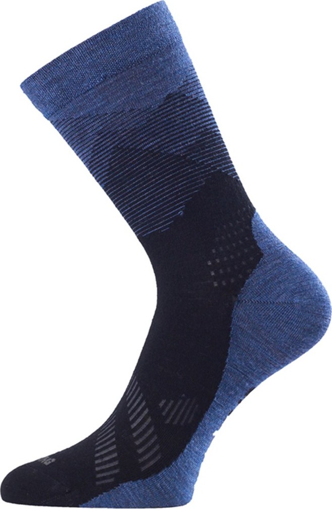Unisex merino ponožky LASTING Fwo modré Velikost: (46-49) XL