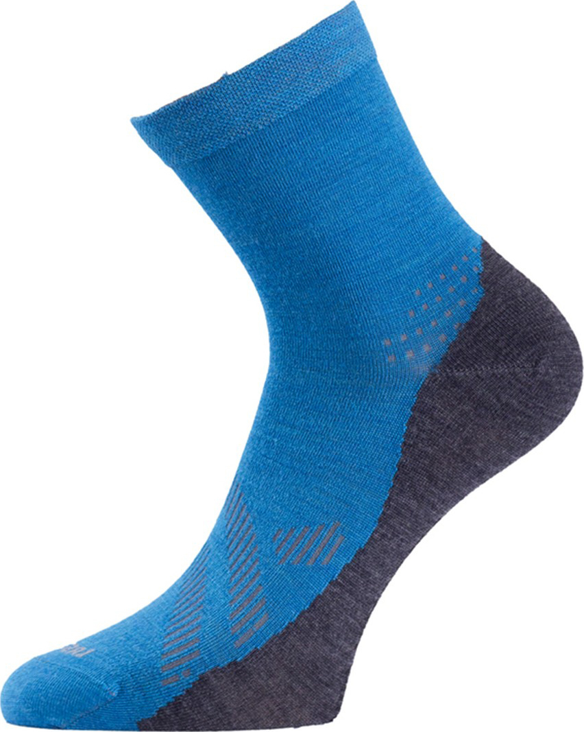 Unisex merino ponožky LASTING Fwt modré Velikost: (42-45) L