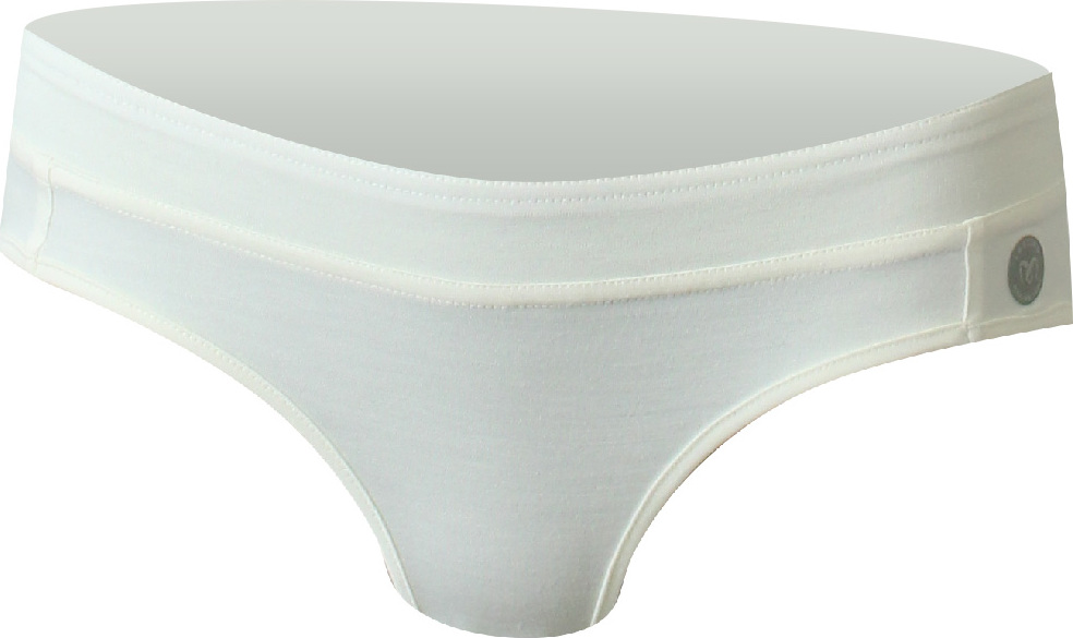 Dámské merino kalhotky LASTING Maki bílé Velikost: XXL