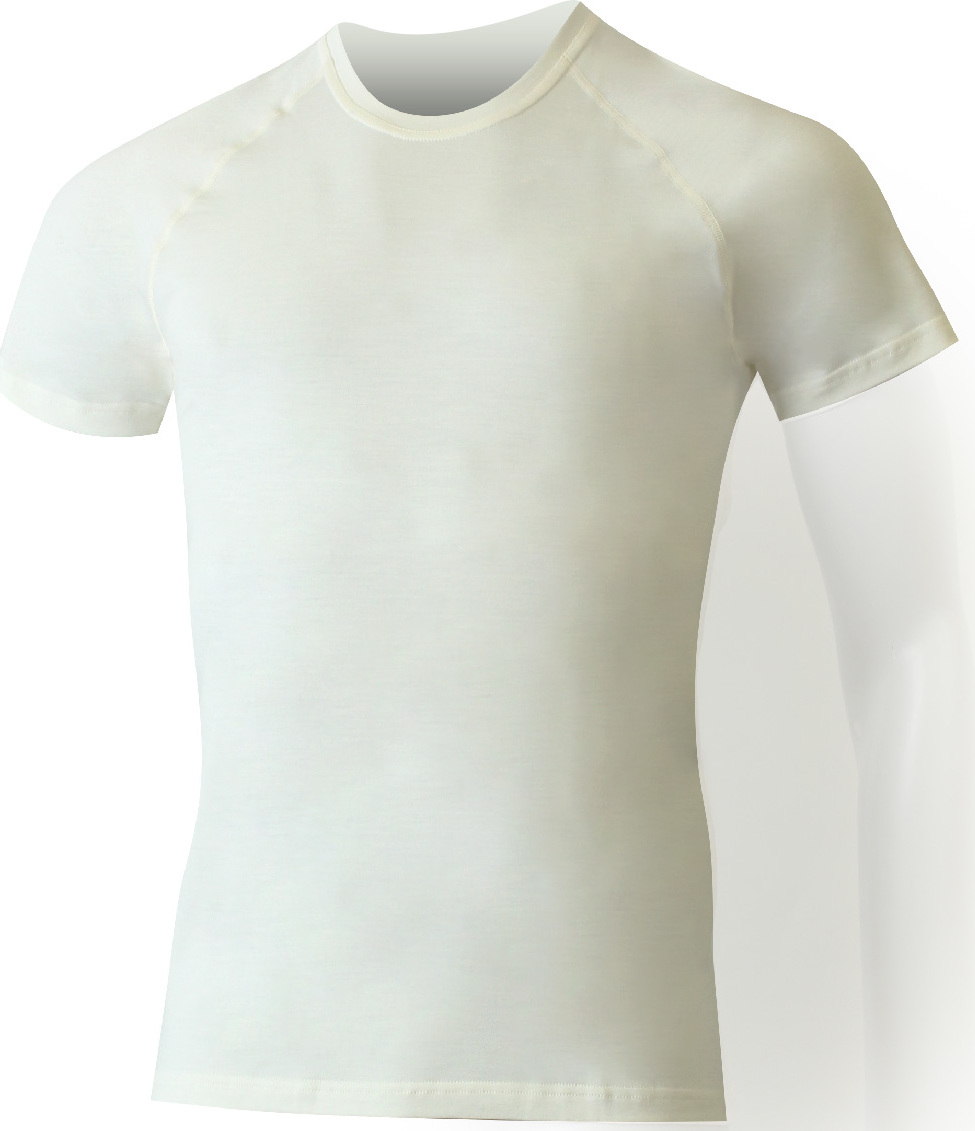 Pánské merino triko LASTING Quido bílé Velikost: XL