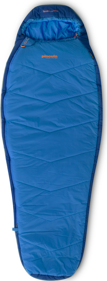 Dětský spacák PINGUIN Savana Junior PFM modrý Barva: blue, Velikost: 150 cm, Zip: Pravá
