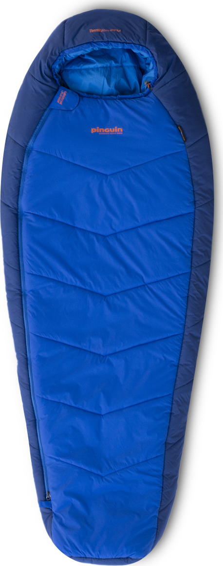Dětský spacák PINGUIN Mistral Junior PFM modrý Barva: blue, Velikost: 150 cm, Zip: Pravá