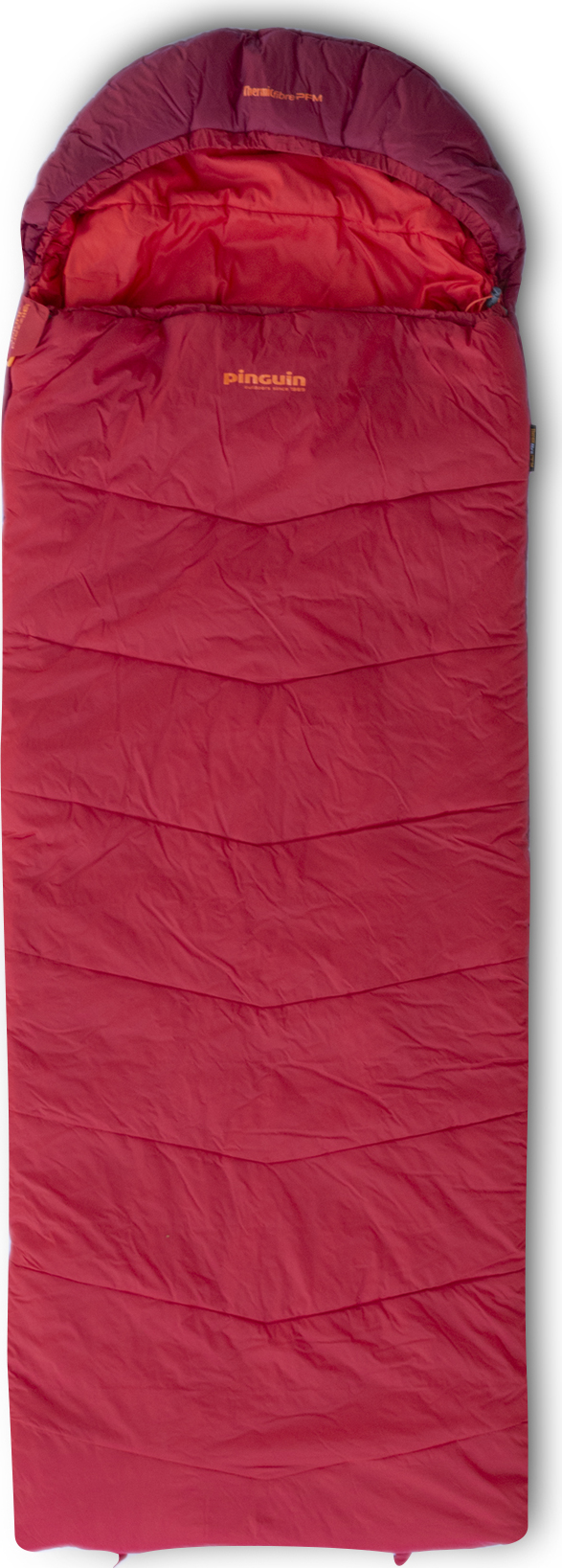 Dětský spacák PINGUIN Blizzard Junior PFM červený Barva: red, Velikost: 150 cm, Zip: Levá