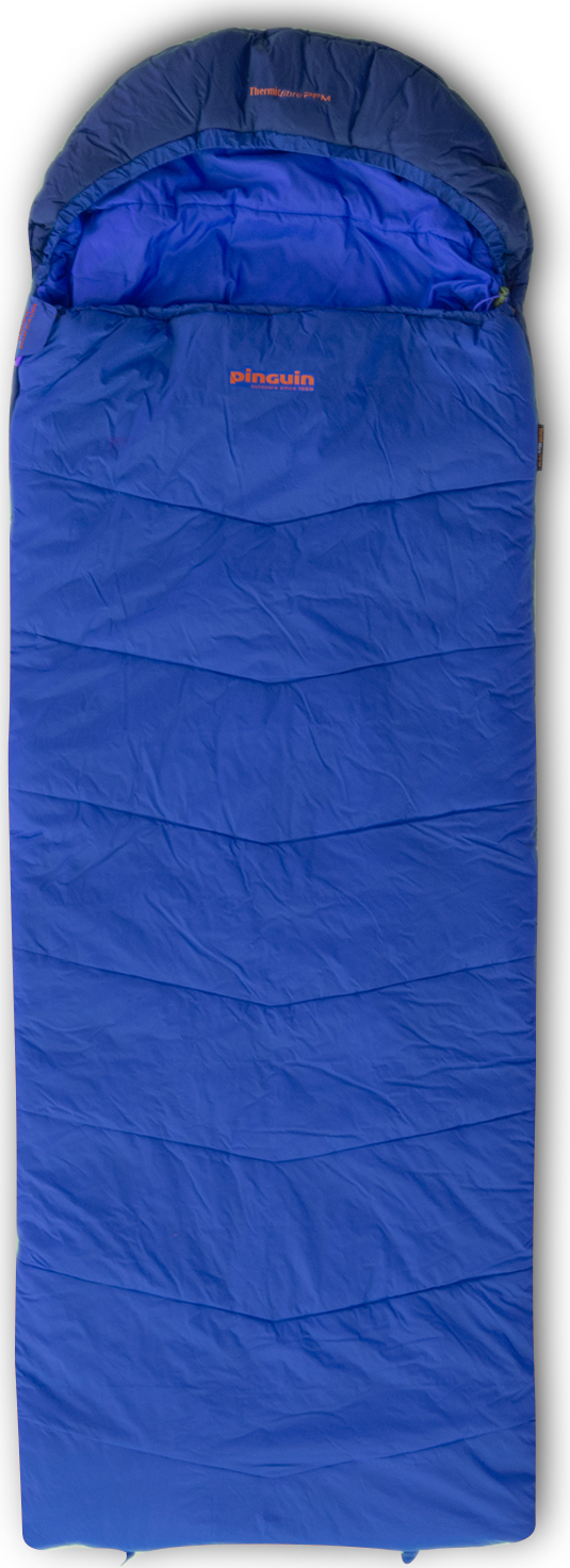 Dětský spacák PINGUIN Blizzard Junior PFM modrý Barva: blue, Velikost: 150 cm, Zip: Levá