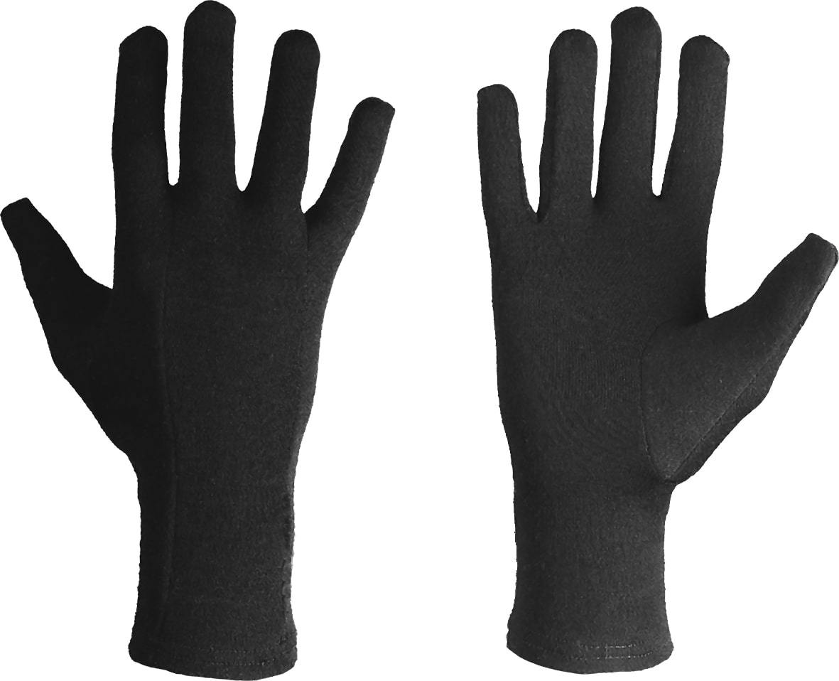 lillsport Vnitřní podvlékací merino rukavice LILL-SPORT WOOL LINER  - černá Velikost: 9