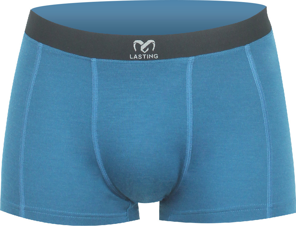 Pánské merino boxerky LASTING Noro černé Velikost: XXL