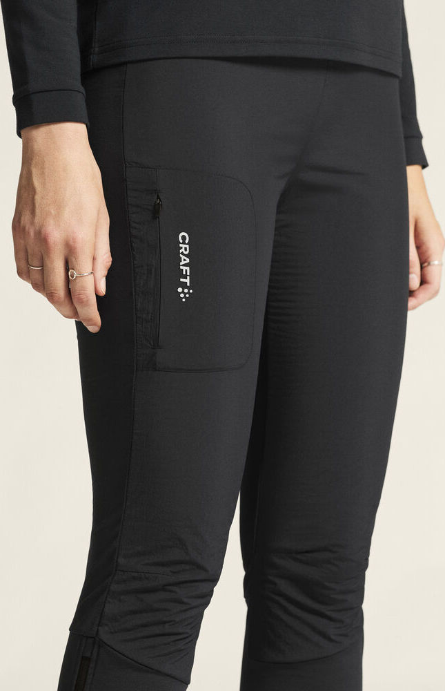 Dámské funkční běžecké kalhoty CRAFT SubZ Light Tights - černá Velikost: XL