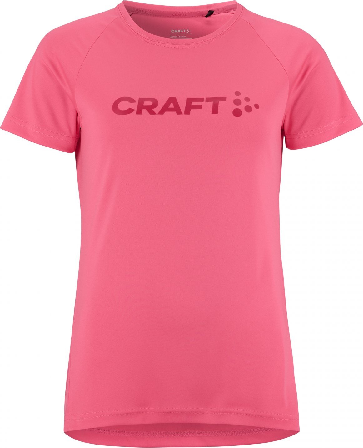 Dámské funkční triko CRAFT CORE Essence Logo - růžová Velikost: XL
