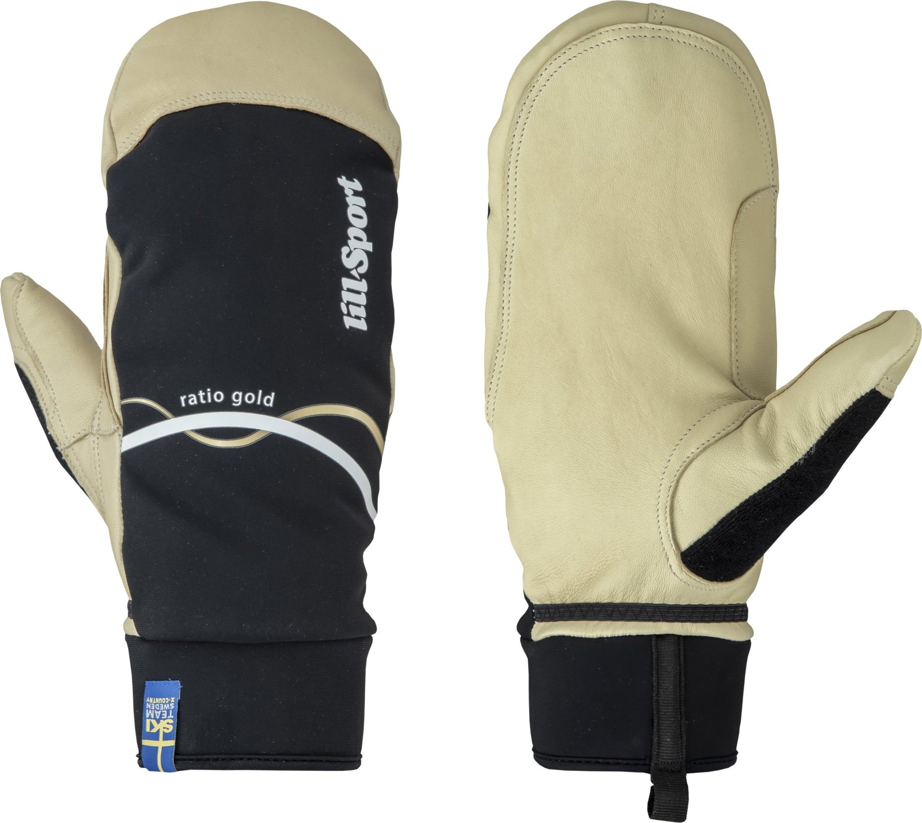 lillsport Tréninkové zateplené rukavice LILL-SPORT RATIO GOLD Mitt palcové - černá Velikost: 11