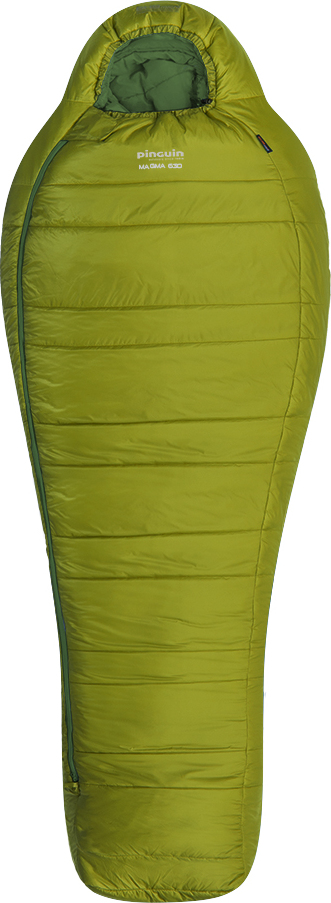 Třísezónní spacák PINGUIN Magma 630 zelený Barva: green, Velikost: 185 cm, Zip: Levá