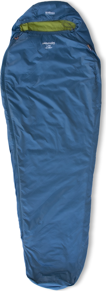 Letní spacák PINGUIN Lite Mummy CCS modrý Barva: Petrol, Velikost: 185 cm, Zip: Levá