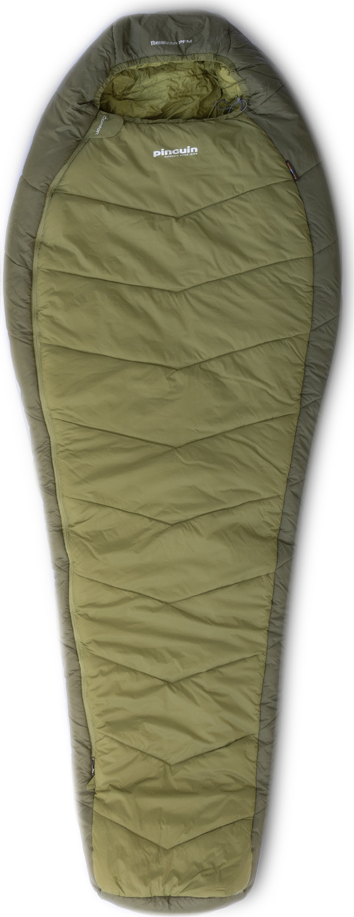 Zimní spacák PINGUIN Comfort PFM zelený Barva: khaki, Velikost: 185 cm, Zip: Pravá