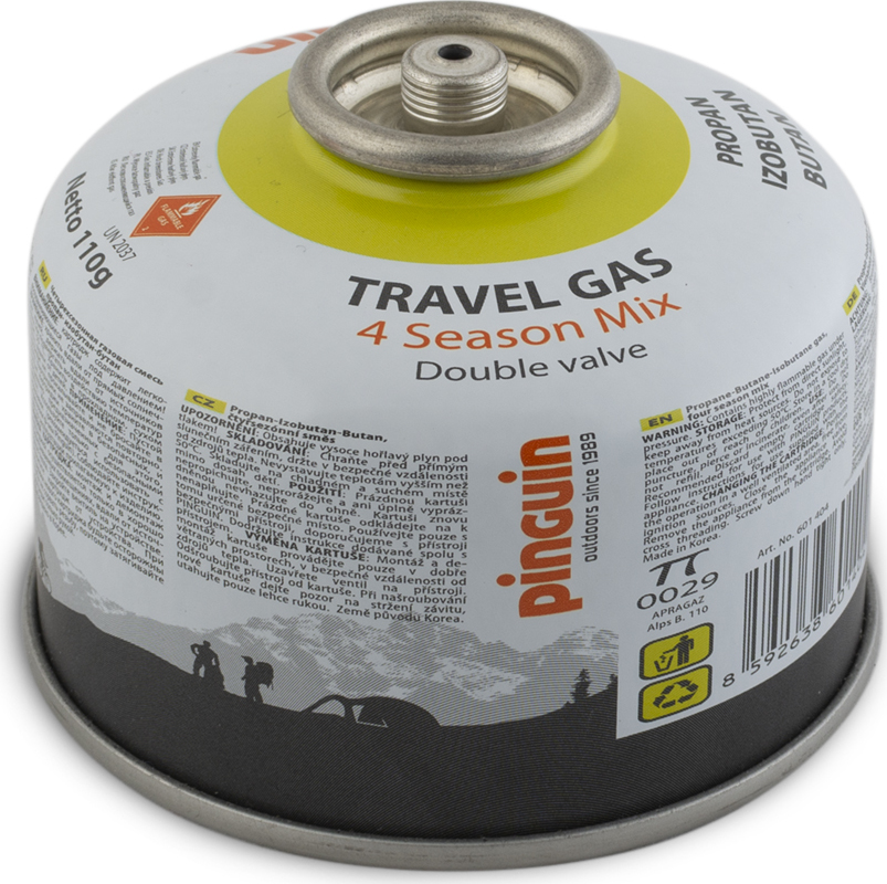 Plynová kartuše PINGUIN Travel Gas 110g